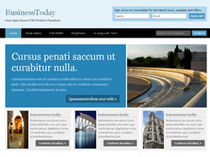 BusinessToday Free Website Template