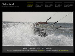 Gallerised Free Website Template