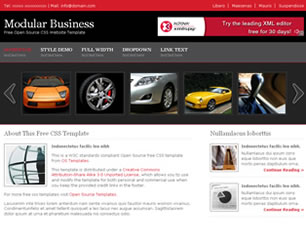 Modular Business Free Website Template