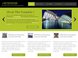 PlusBusiness Free Website Template