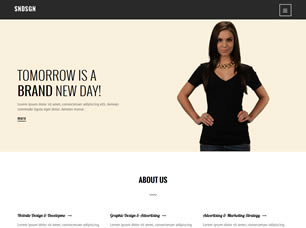 SNDSGN Free Website Template