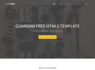 Guardian Free Website Template