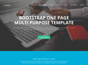 Lexis Free Website Template