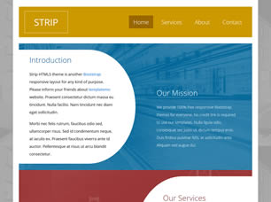 Strip Free Website Template