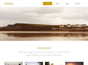 Classic Free Website Template