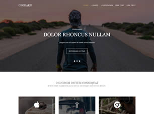 Geodarn Free Website Template